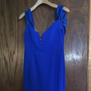 Blue prom dress